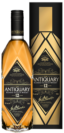 Antiquary The Rare Old Blend 12 År Blended Whisky 40% 70 cl.